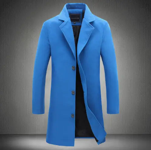 Men’s Casual Business Woolen Coats