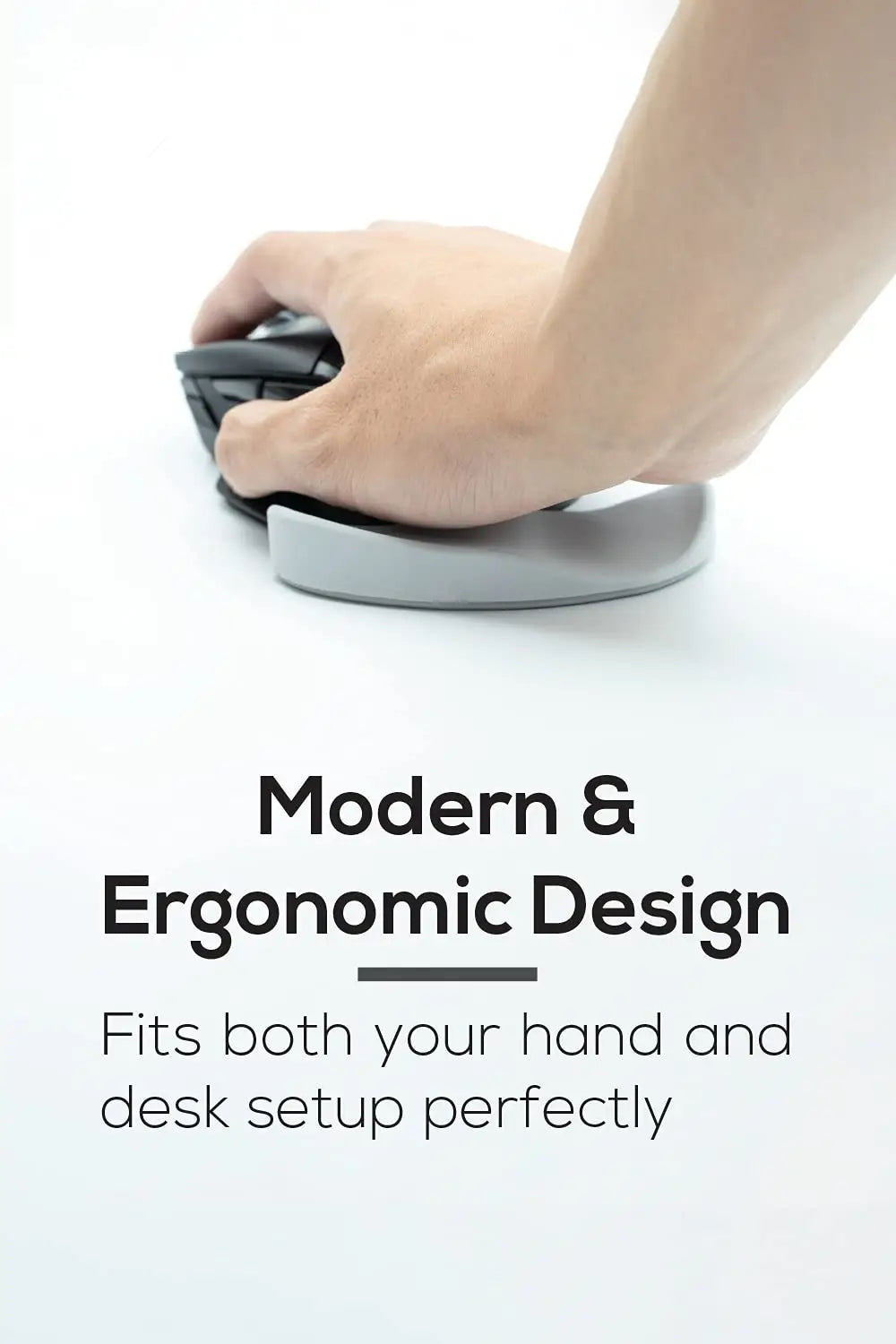 Ergonomic Mouse Wrist Rest - Non-Slip Gel Pad for