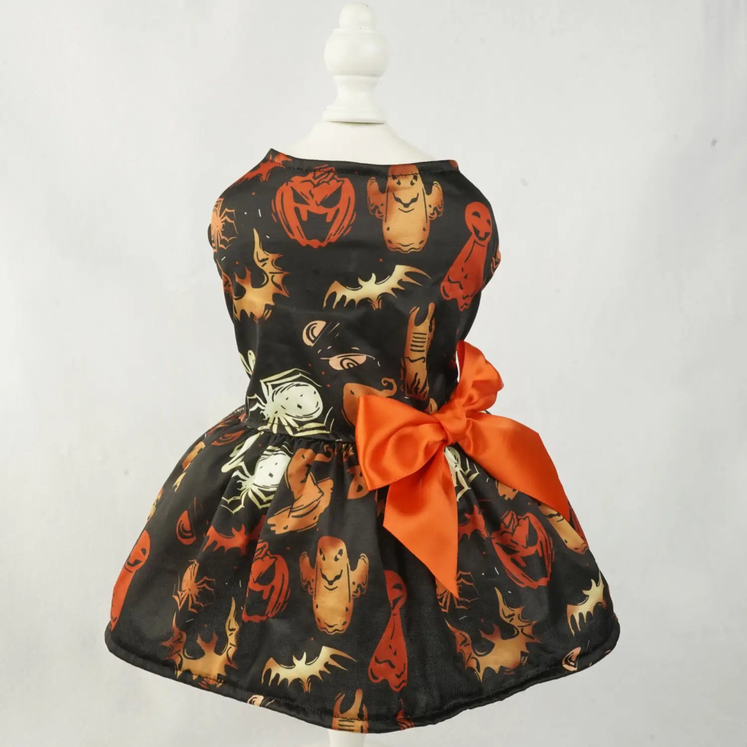 Pumpkin Print Pet Dress