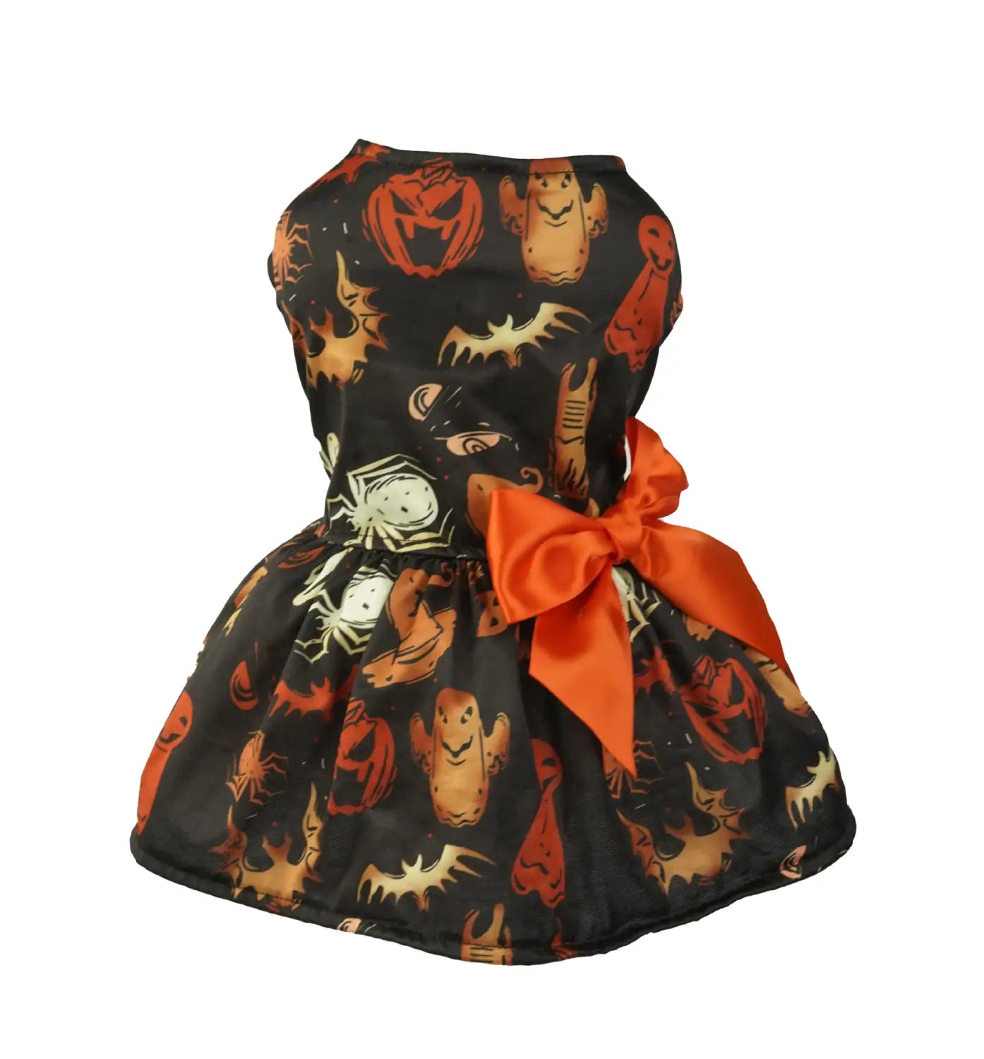 Pumpkin Print Pet Dress