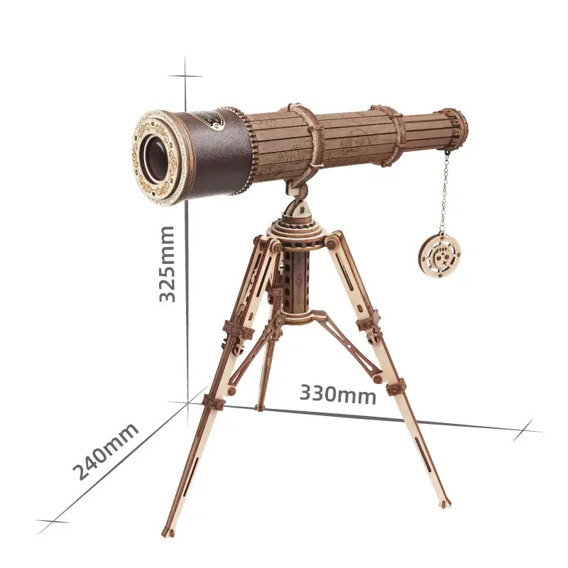 DIY Wooden Monocular Telescope