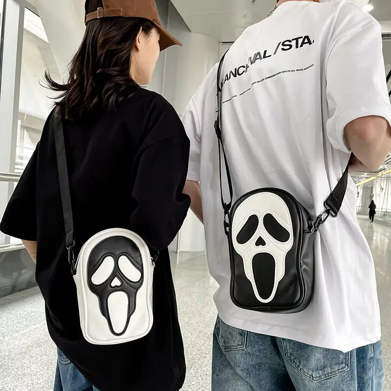 Funny Ghost Skull Crossbody Bag