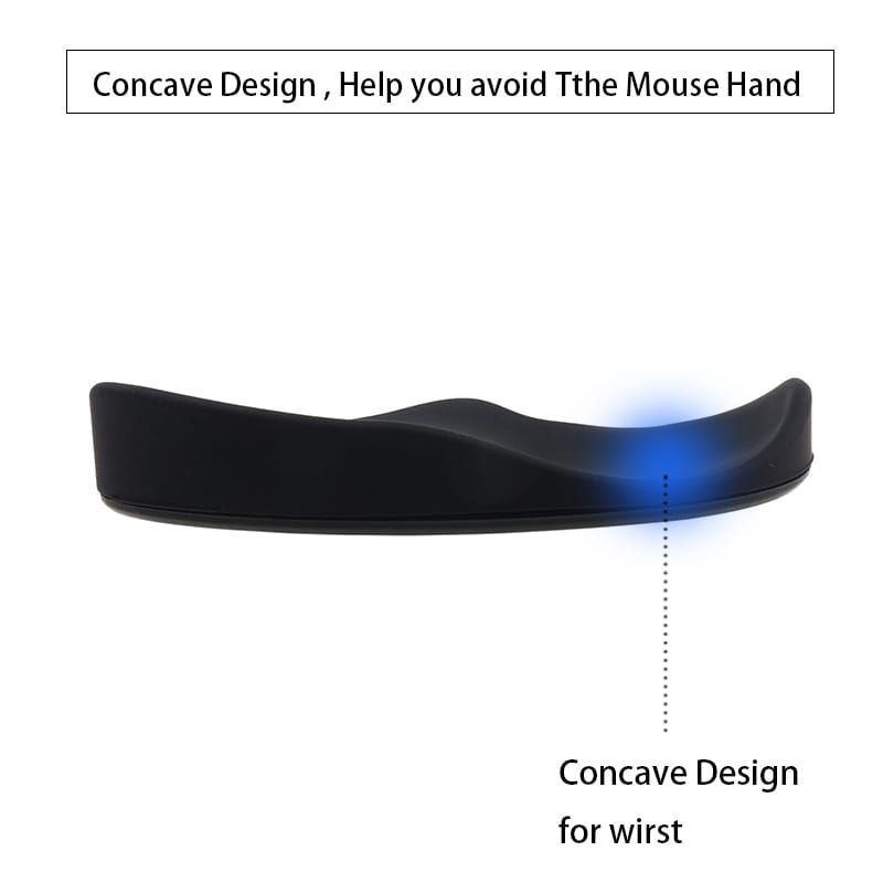 Ergonomic Mouse Wrist Rest - Non-Slip Gel Pad for