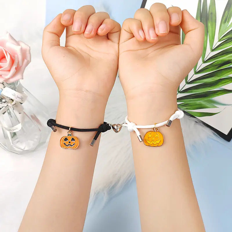 Halloween Lovers Magnet Bracelets