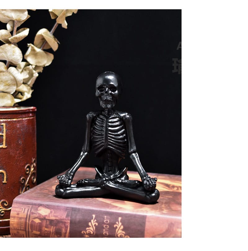 Yoga Skull Skeleton Desktop Decor
