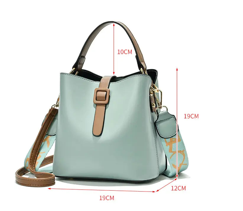 Korean Style Bucket Bag - Fashionable Cross-border Shoulder