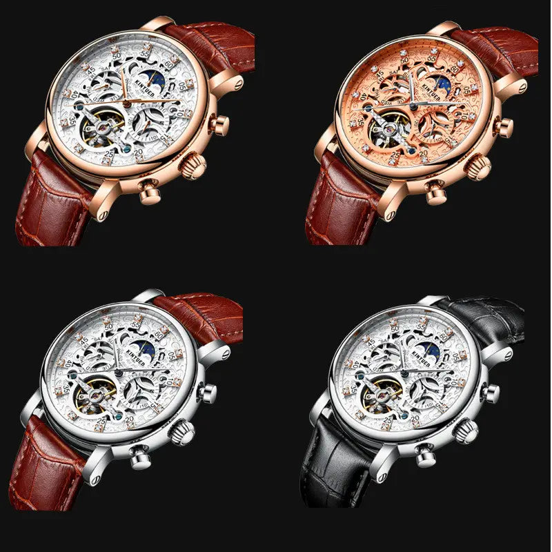 KINYUED Hollow Mechanical Watch