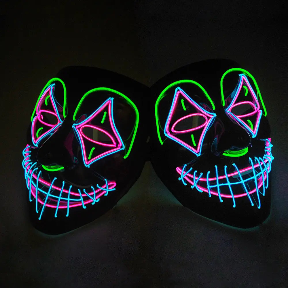 LED Glowing Halloween Mask