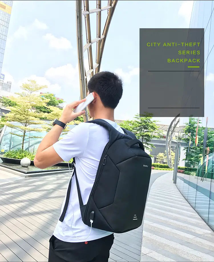 Anti-Theft Laptop Backpack