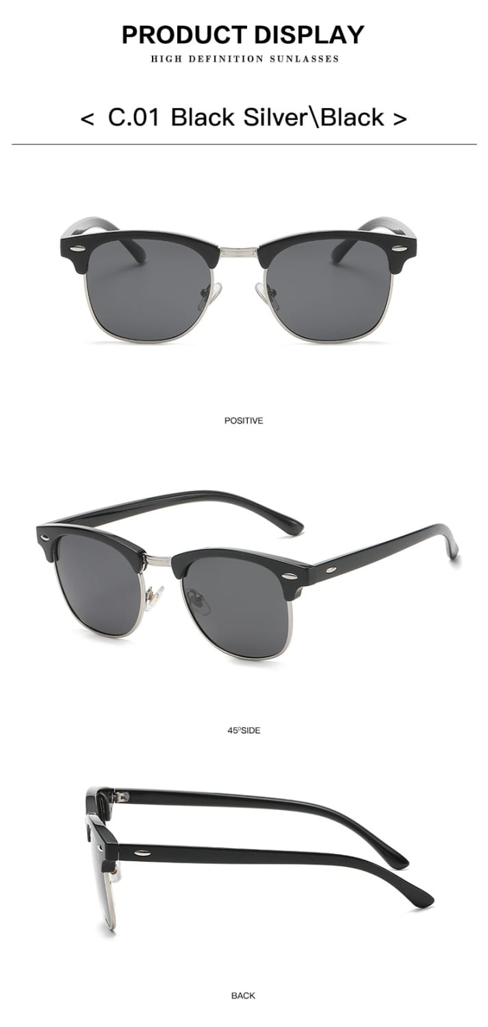 Classic Men’s Polarized Retro Sunglasses