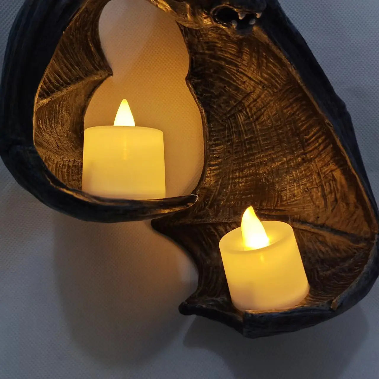 Ghost Bat LED Wall Candle Holder