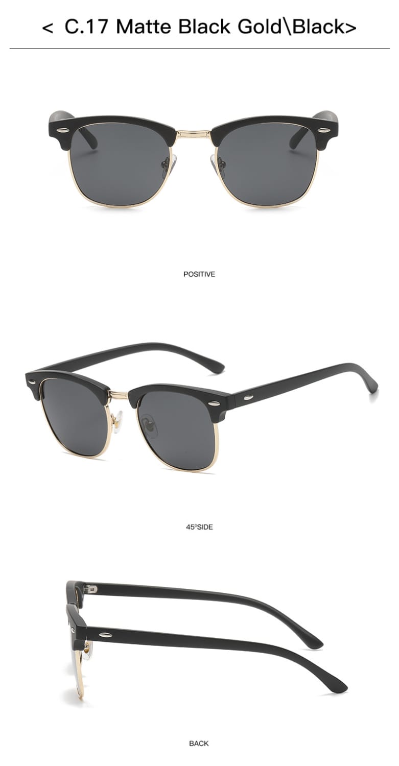 Classic Men’s Polarized Retro Sunglasses