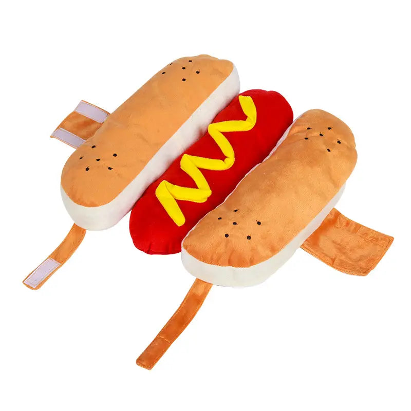 Funny Hot Dog Design Pet Costume