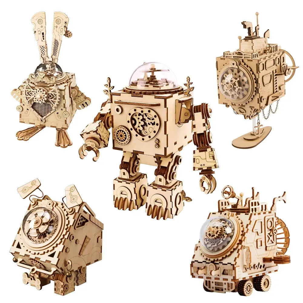 Steampunk Music Box 3D Puzzle