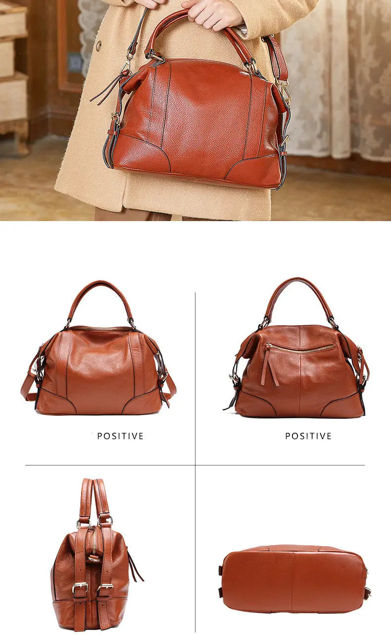 Leather Top Layer Cowhide Bag