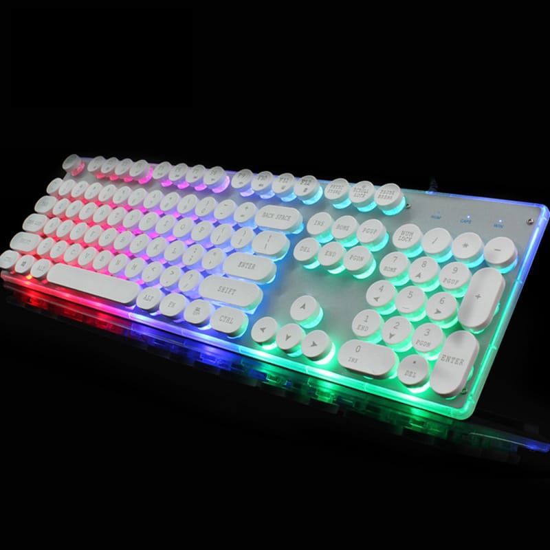 Colorful Luminous Keyboard Mouse Set