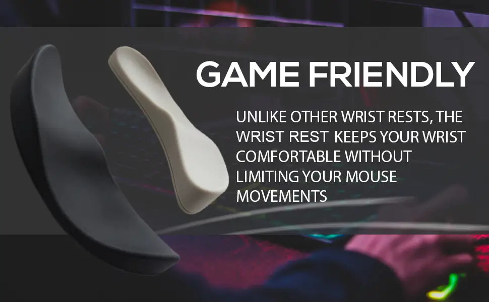 Ergonomic Mouse Wrist Rest - Non-Slip Gel Pad for