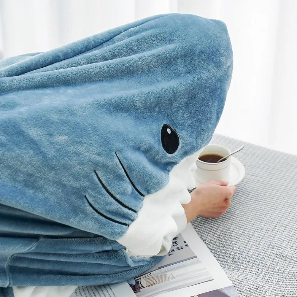Cartoon Shark Sleeping Bag Pajamas