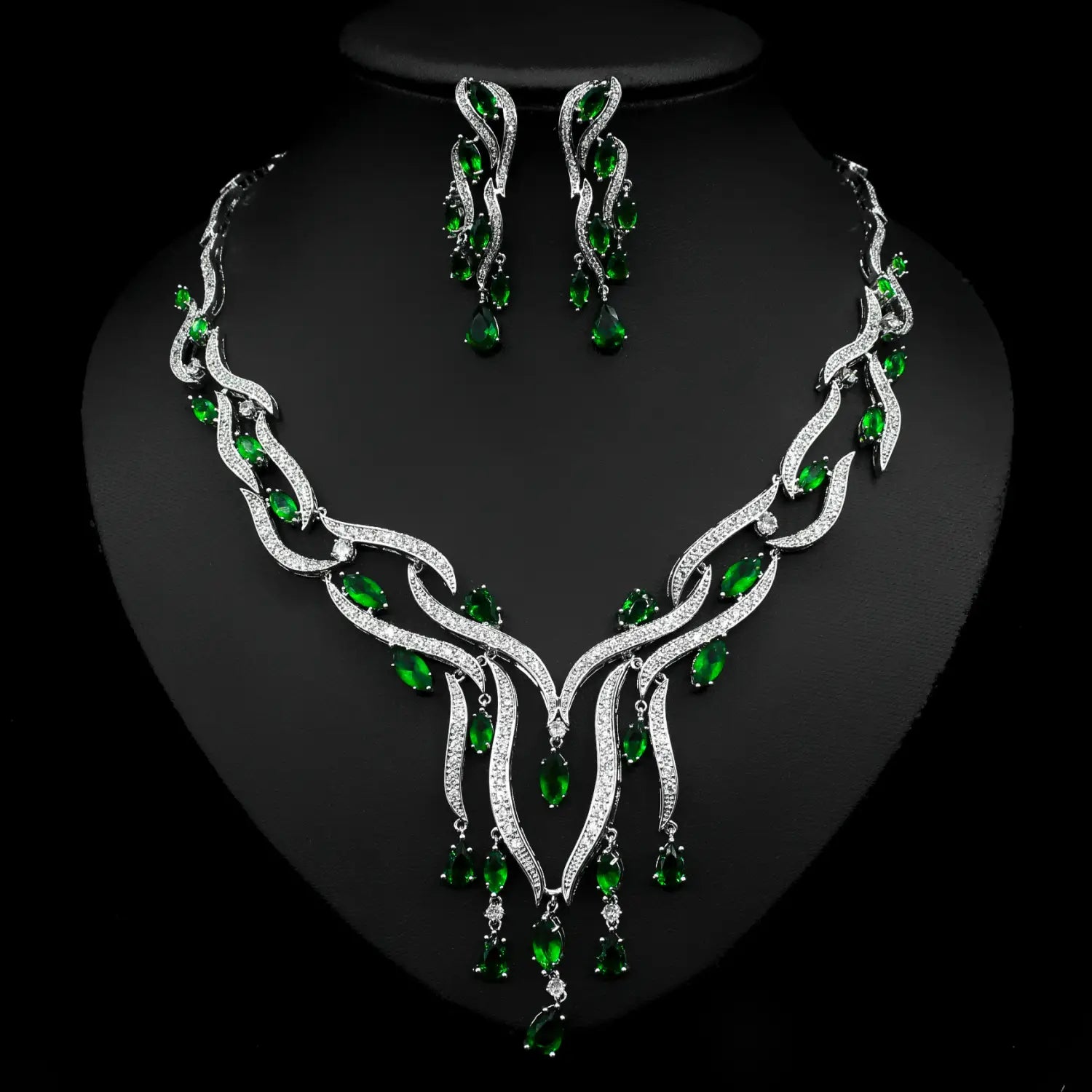 Crystal Zircon Jewelry Set