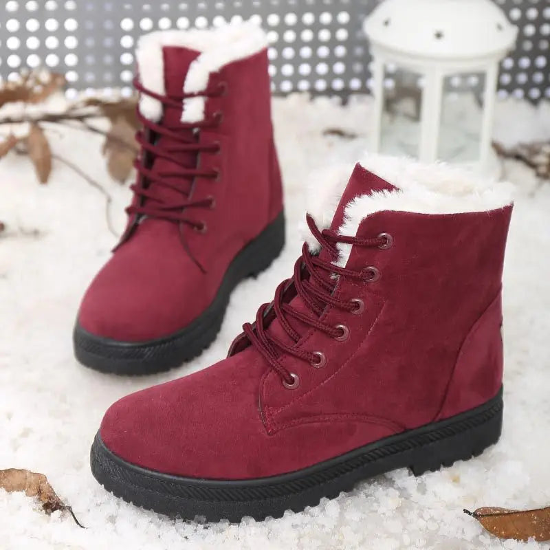 Winter Flat Snow Boots