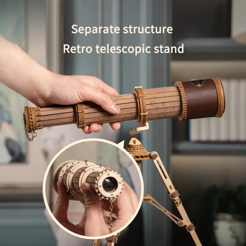 DIY Wooden Monocular Telescope