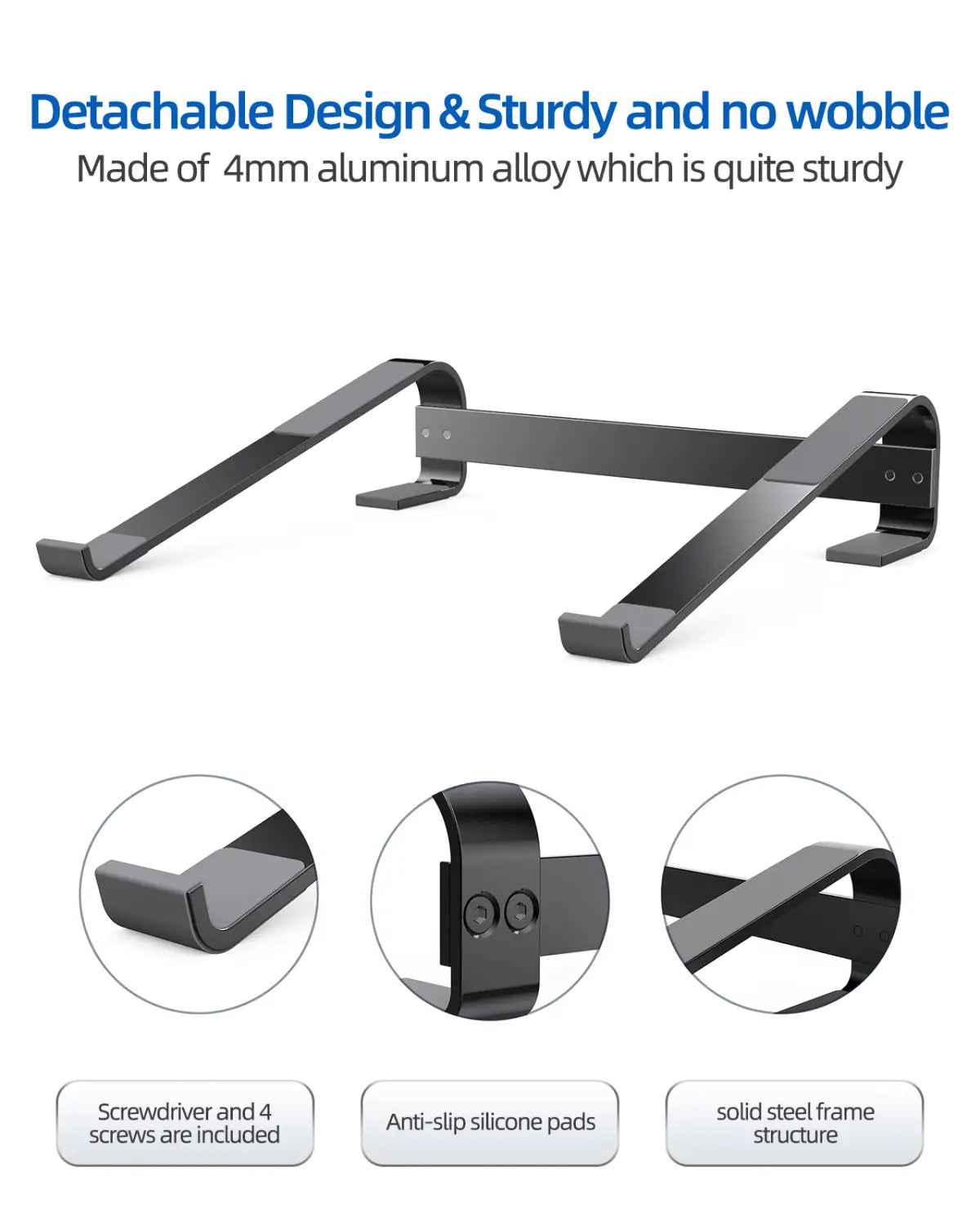 Portable Aluminum Laptop Stand