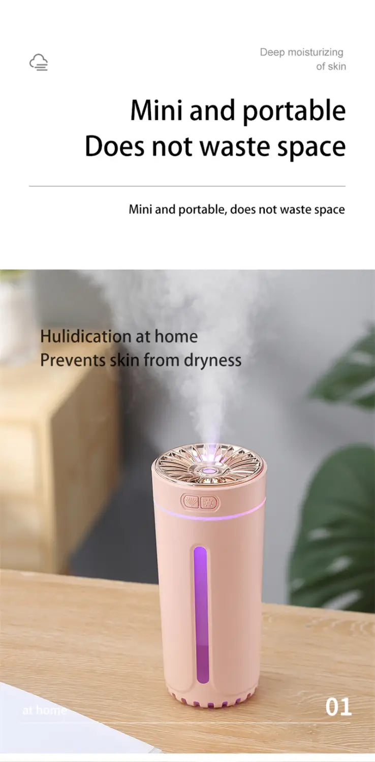 Colorful Lights Wireless Air Humidifier