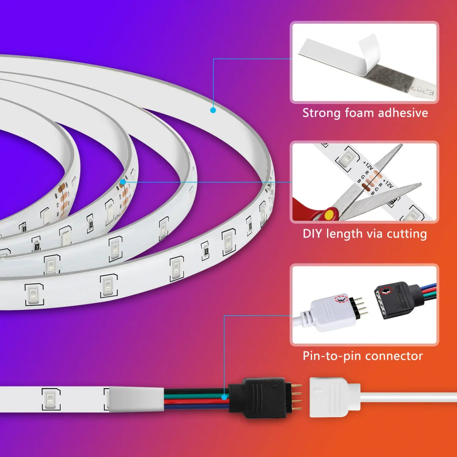 RGB LED Strip Light