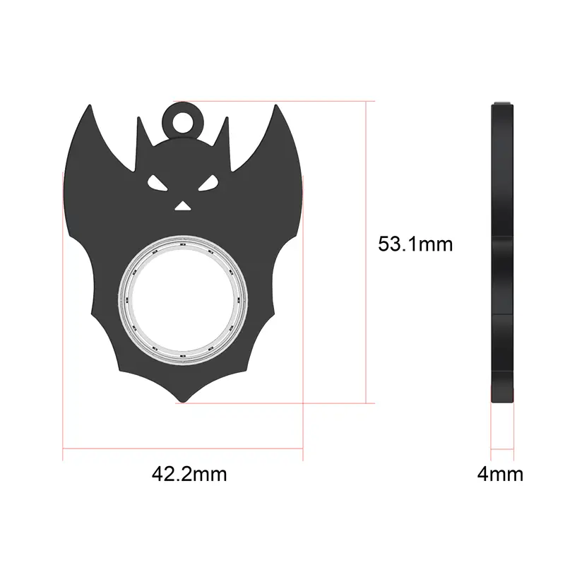 Bat Demon Ghost Fidget Spinner Toy