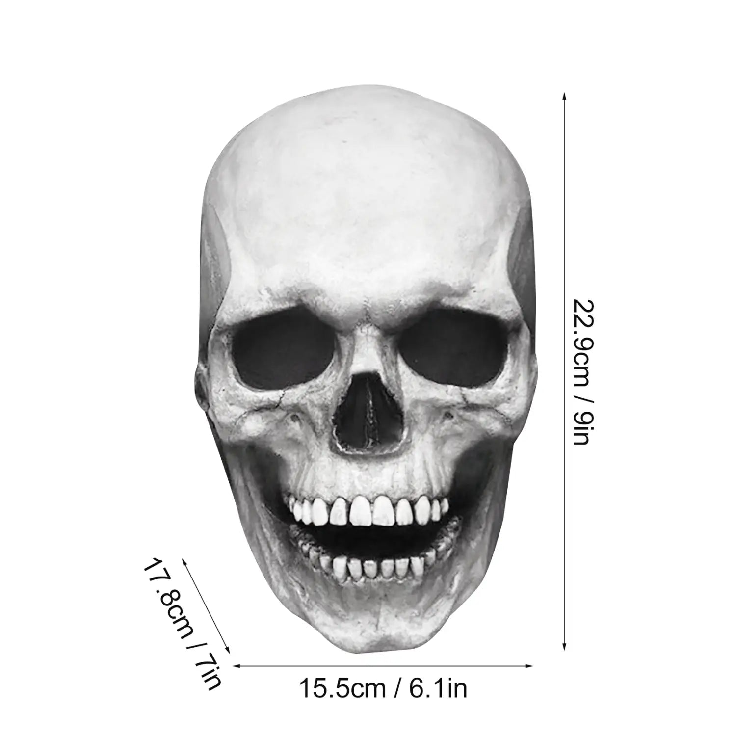 Movable Mouth Skull Mask