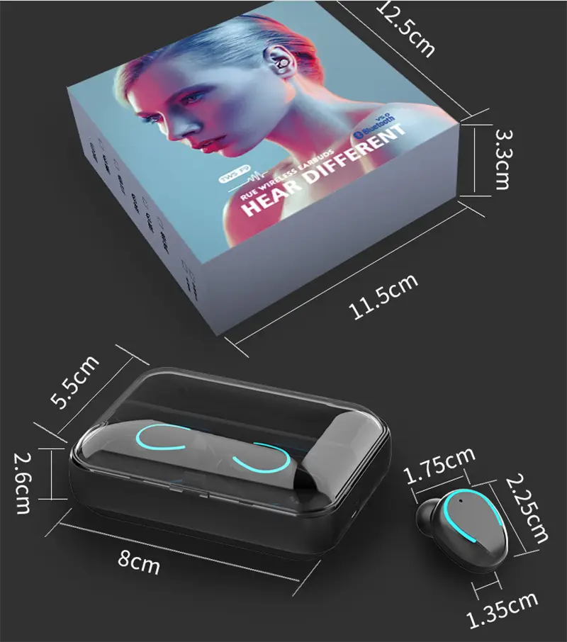 Bluetooth Headset with Power Bank