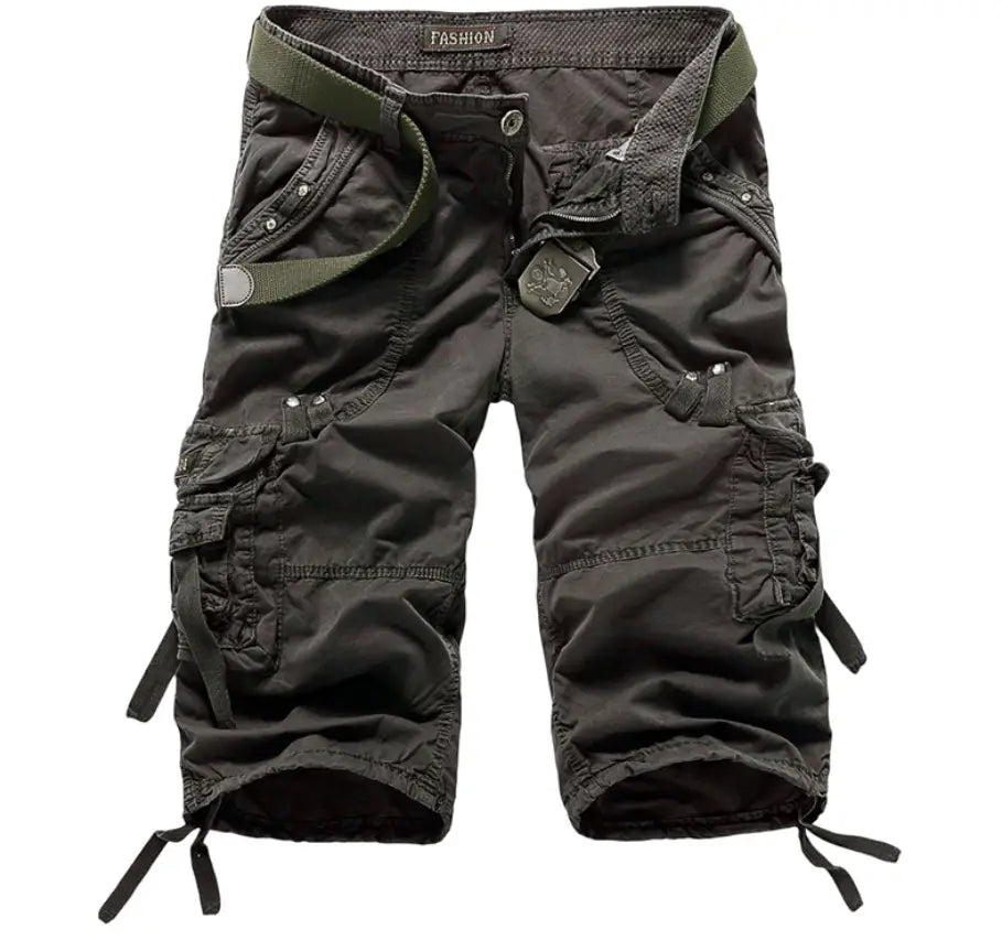 Multi-pocket Workwear Shorts