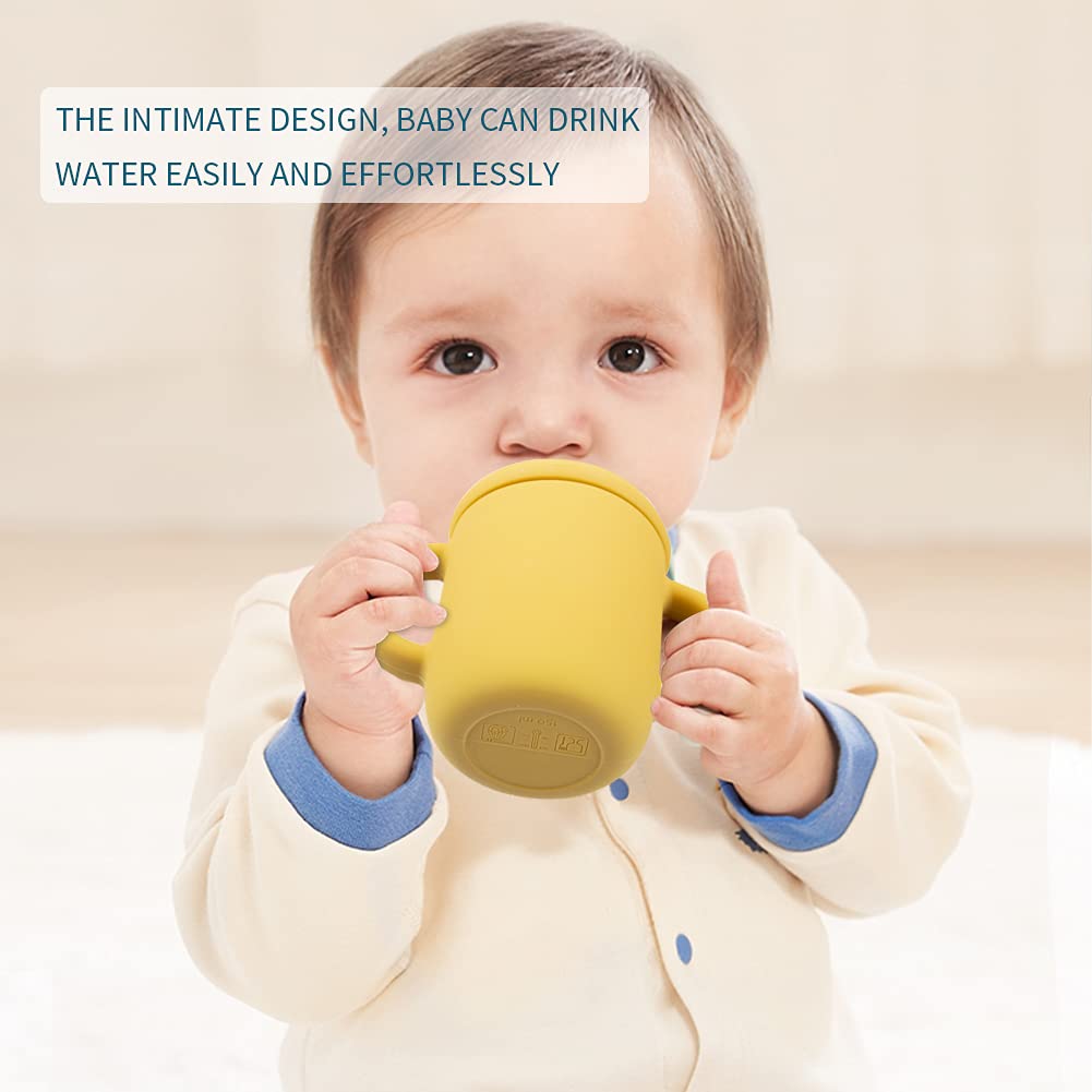 Baby Feeding Cup Straw Water Bottle