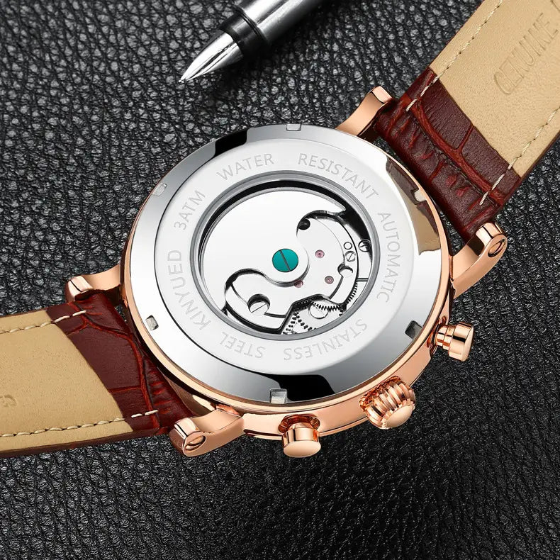 KINYUED Hollow Mechanical Watch