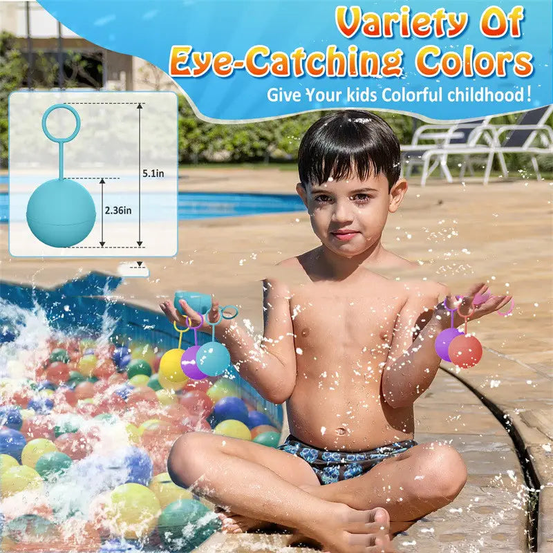 Pull Ring Finger Buckle Water Ball Toy
