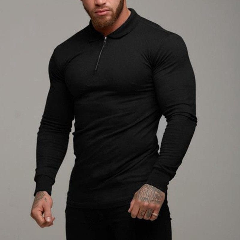 Men’s Long Sleeve Polo Shirt