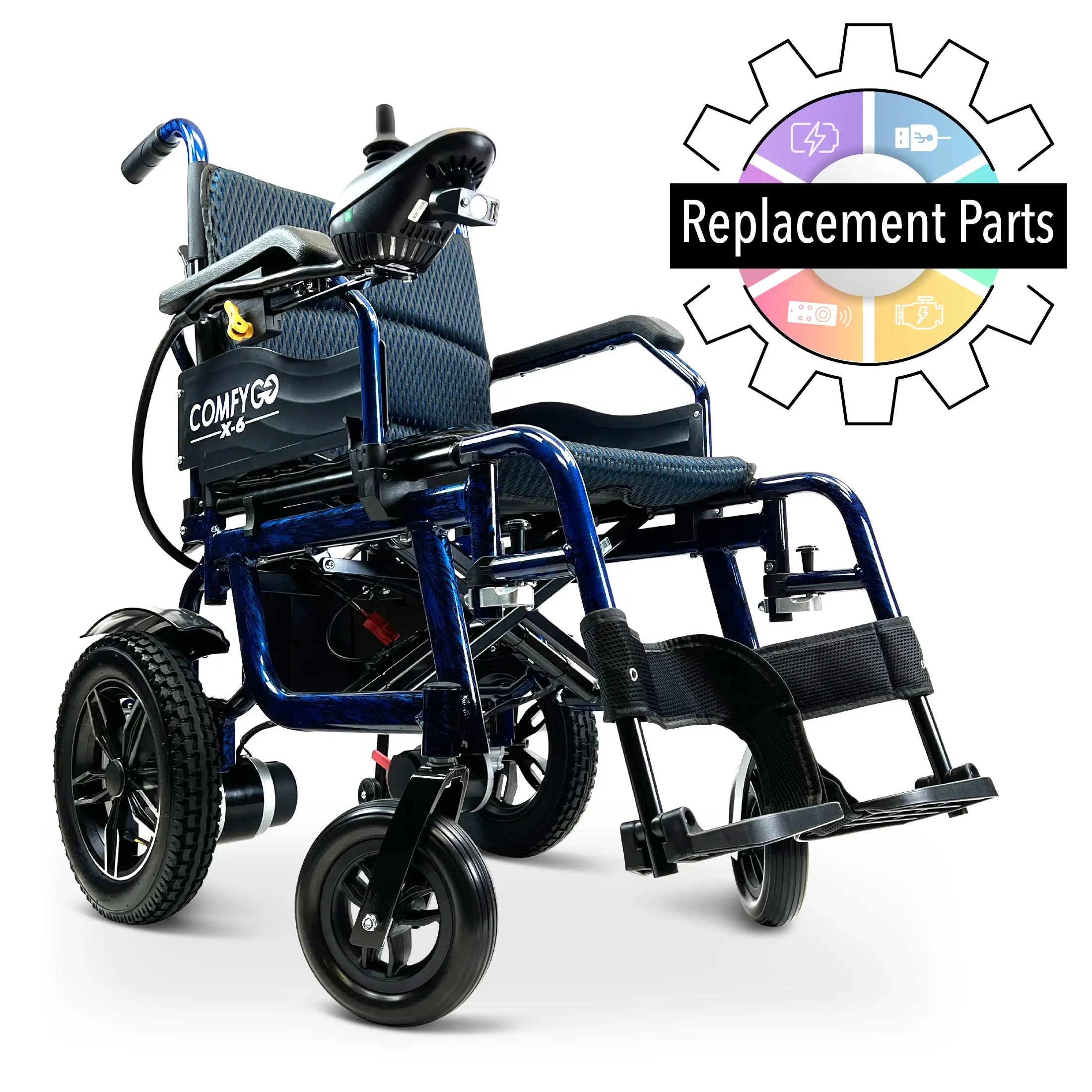 X-6 Electric Wheelchair Replacement Parts - ComfyGO Mobility product image