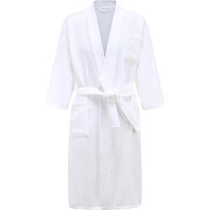 Evergreen Mist Cotton Womens Robe - Naturally Free