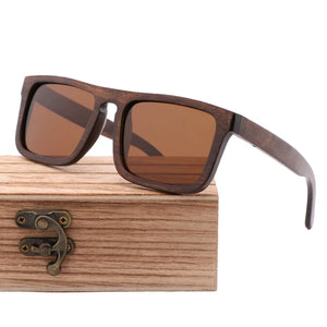 Maple Meadow Square Bamboo Sunglasses - Naturally Free
