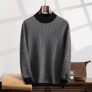 Velvet Maple Stripes Mens Sweater - Naturally Free
