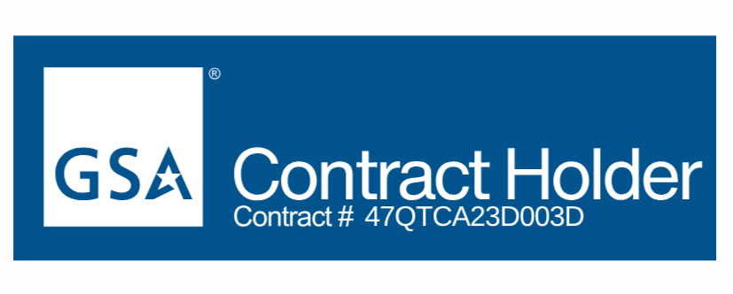 GSA Contract Holder Logo for Contract number 47QTCA23D003D
