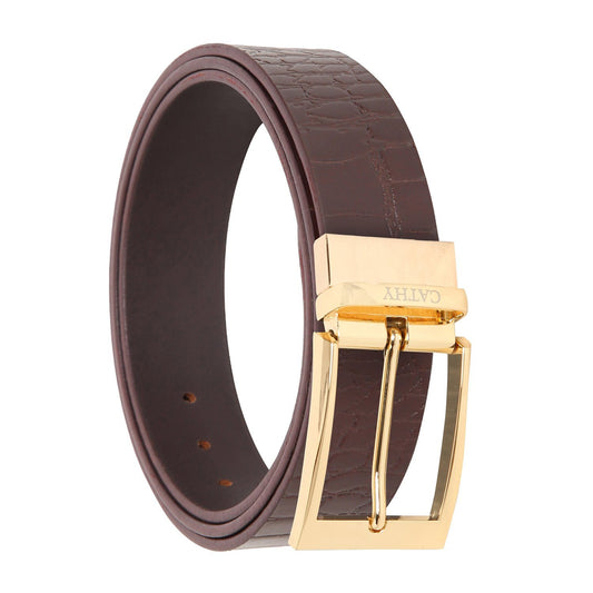 Men's Classic Leather Belt | Black Coffee