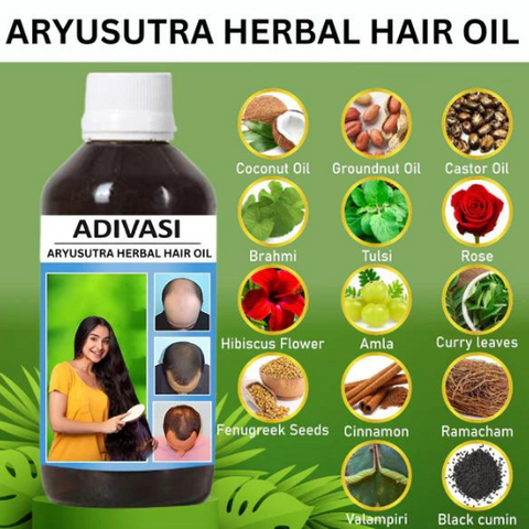 aryusutra herbal hair oil