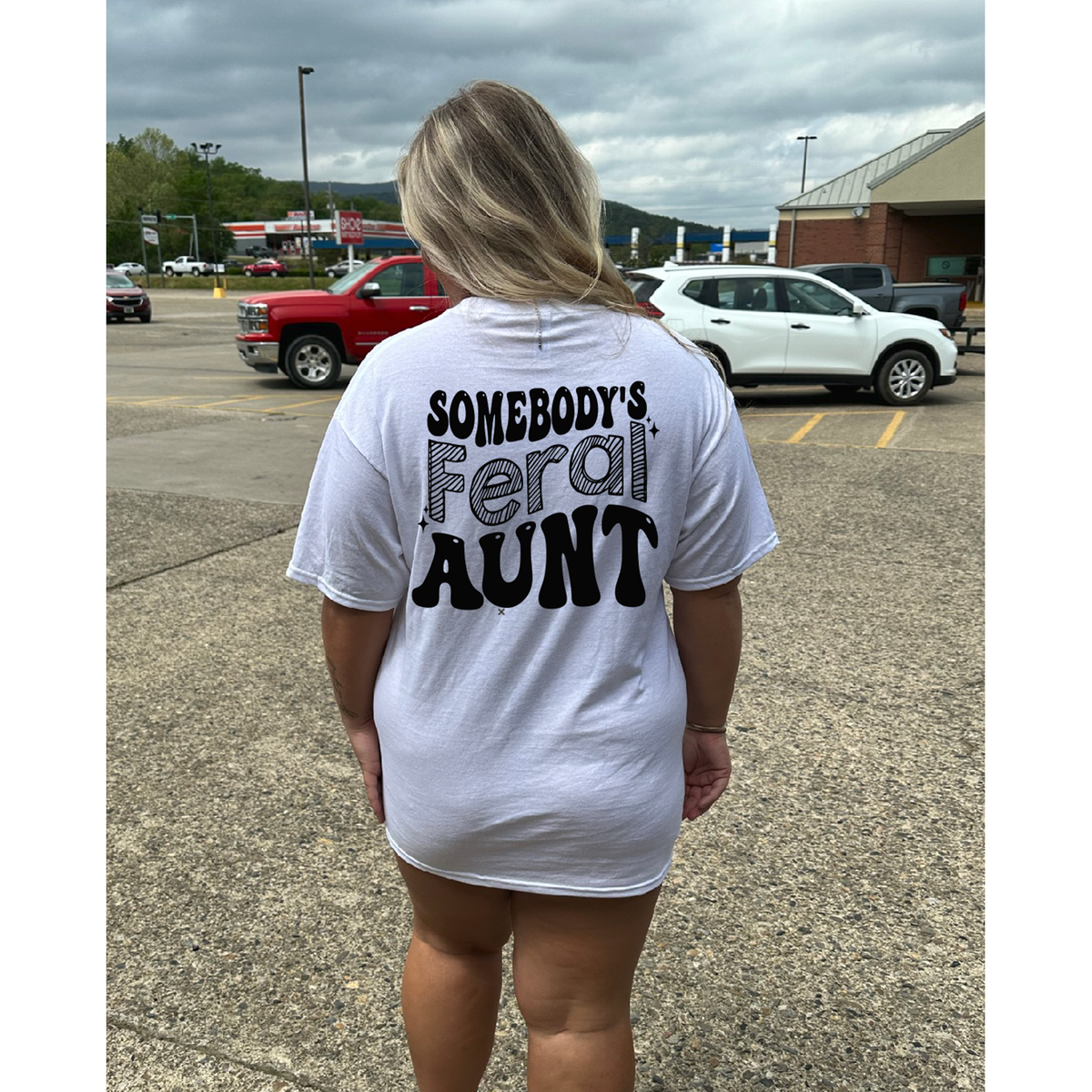 Somebody&#39;s Feral Aunt tee