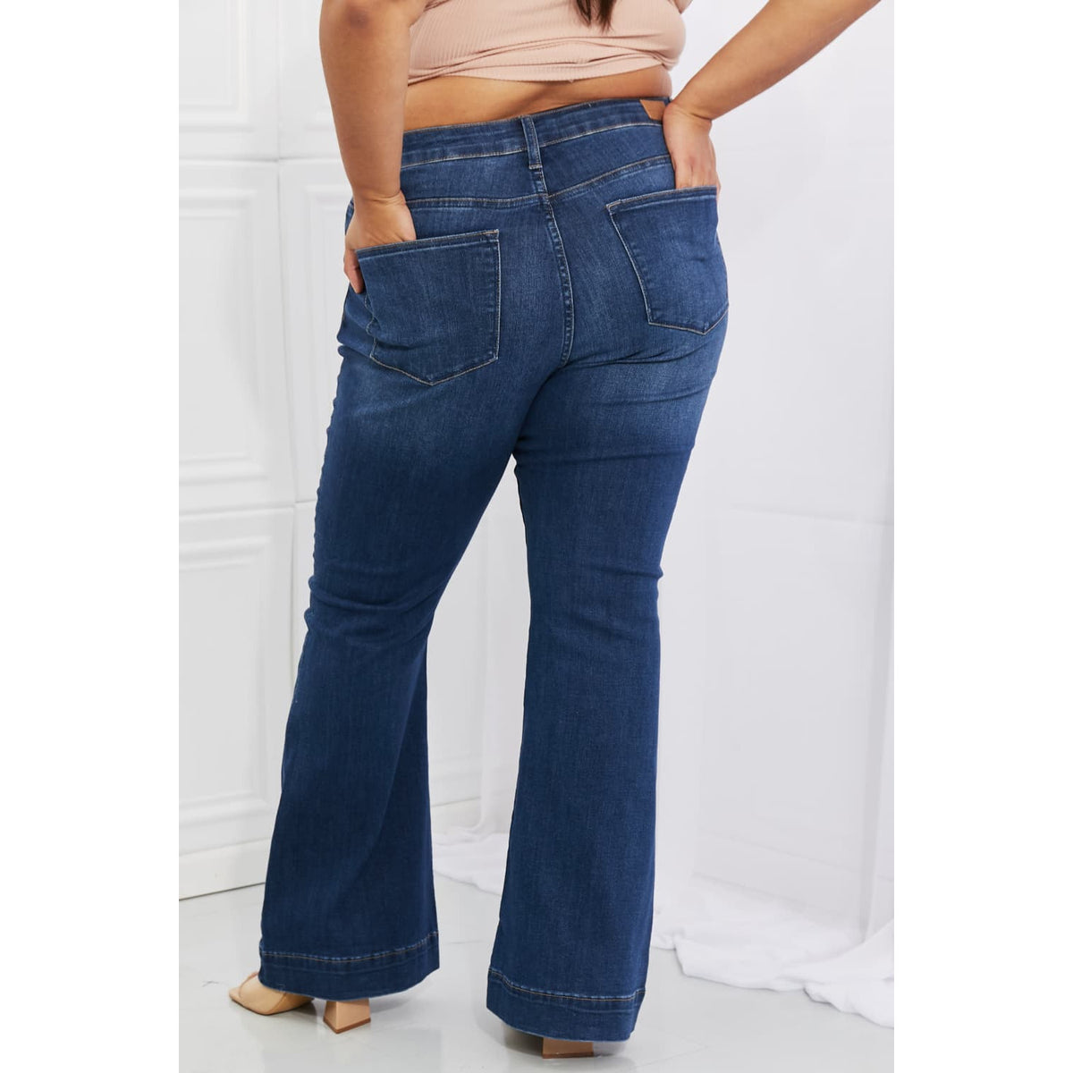 Judy Blue Olivia Full Size High Waisted Flare Jeans