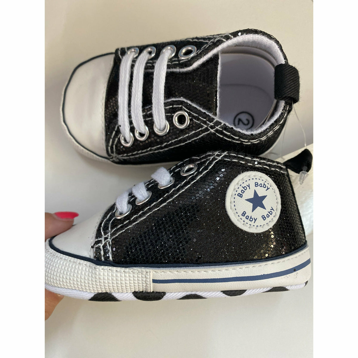 Infant sparkle sneaker shoes ( 6 colors)