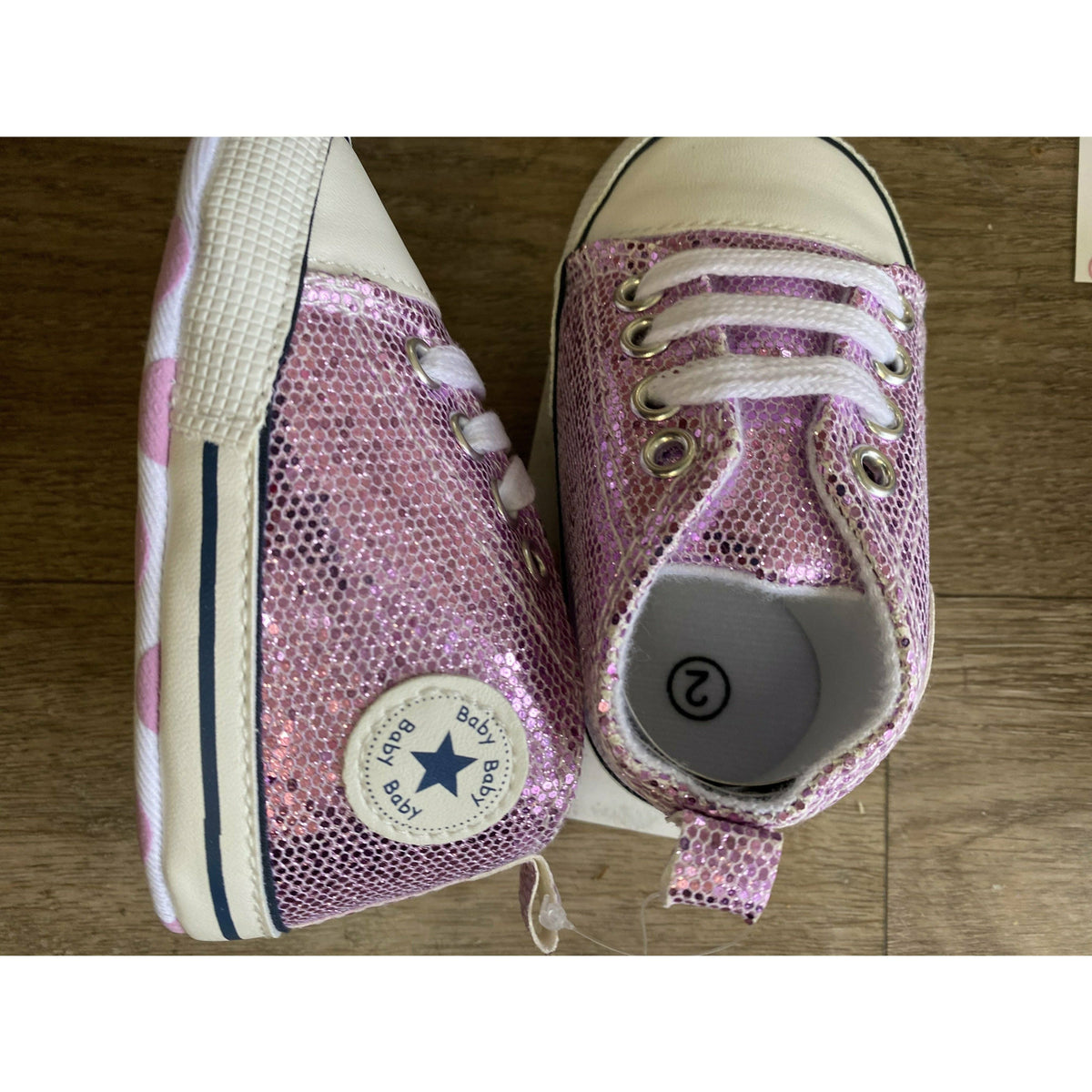 Infant sparkle sneaker shoes ( 6 colors)