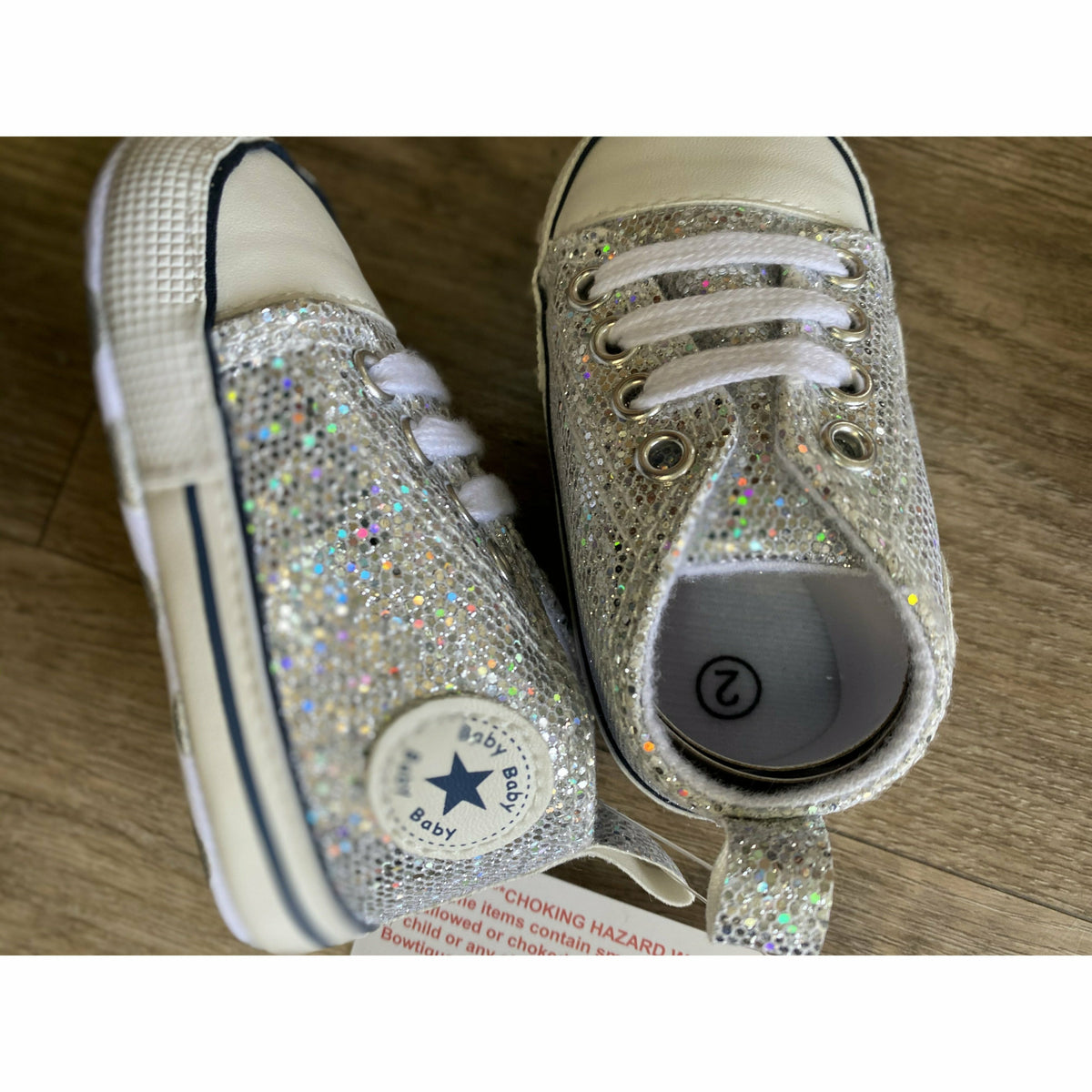 Infant sparkle sneaker shoes ( 6 colors)