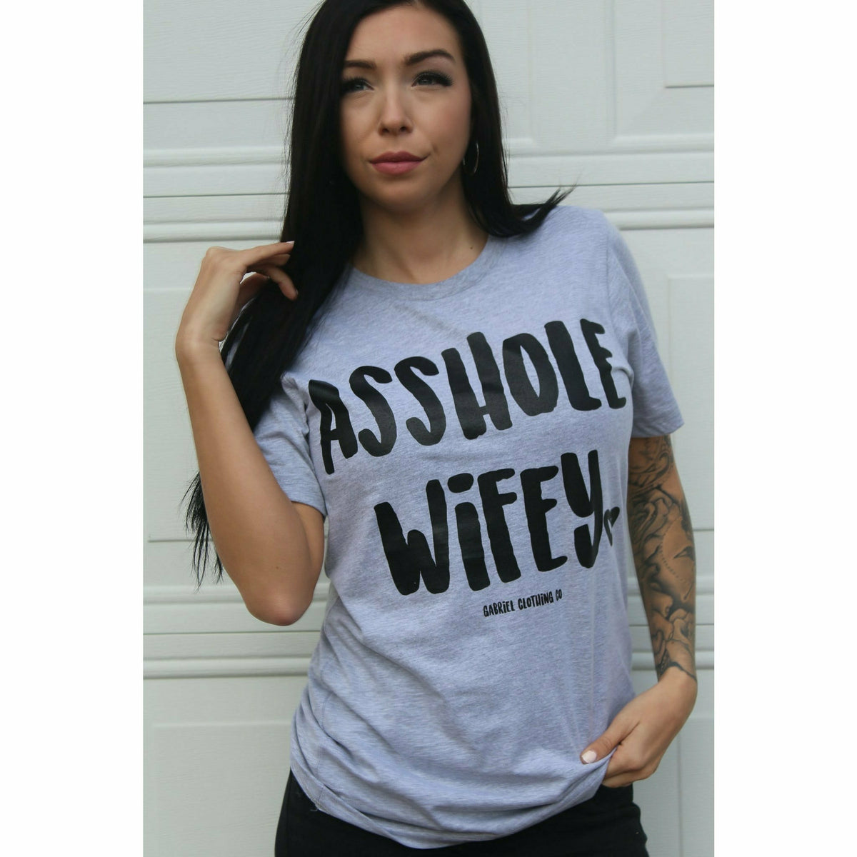 Asshole Wifey (colors) tee