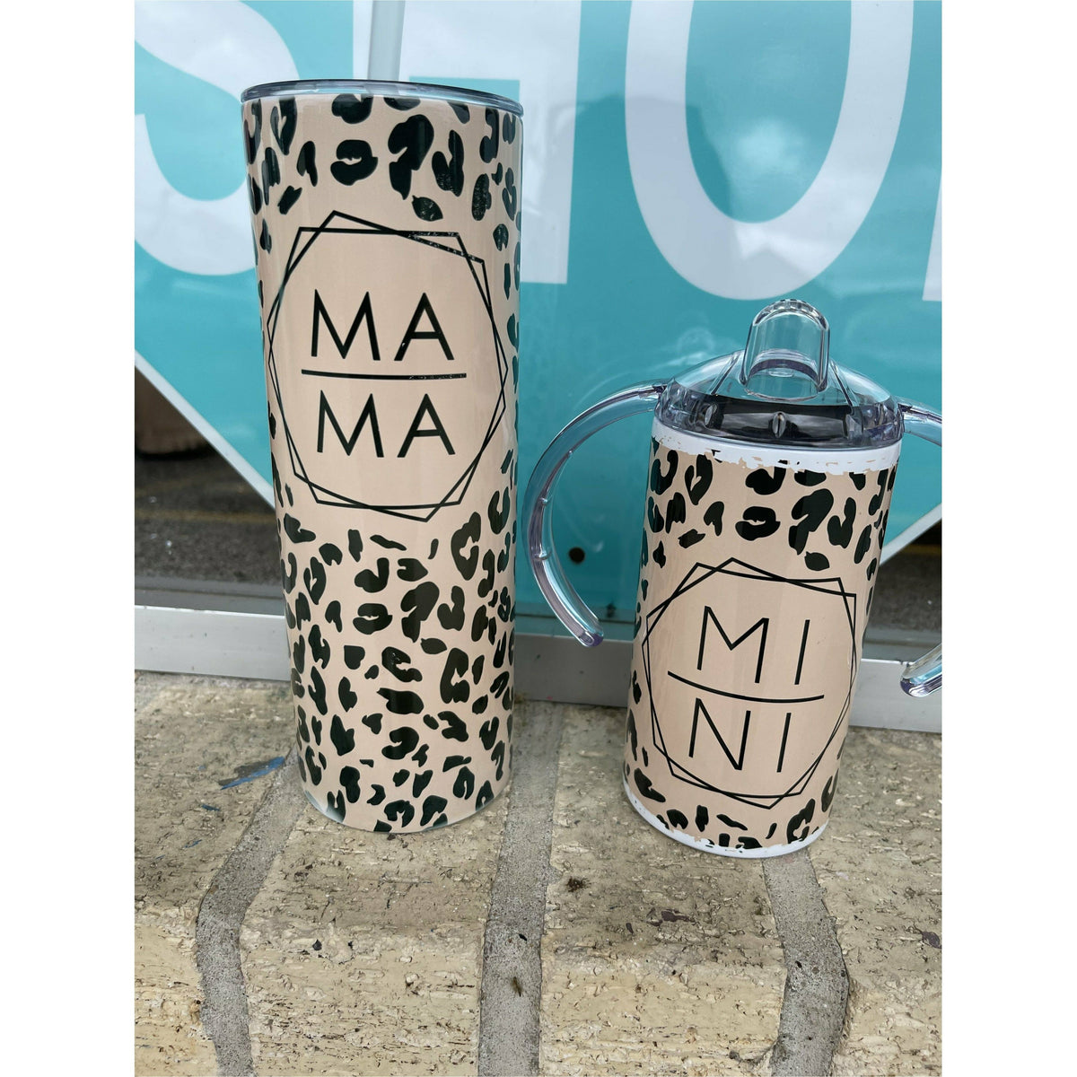 Mama or Mini Spot Leopard Tumbler